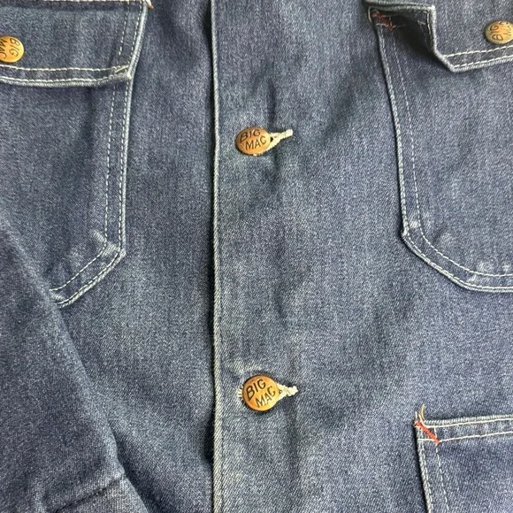 Vintage Big Mac 70s JCPenney Blanket Lined Denim Chore Jacket RARE